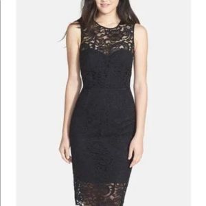 Black lace Vince Camuto dress